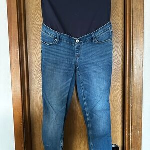 Maternity Abercrombie & Fitch Dark Blue Skinny Jeans